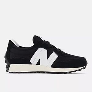 New Balance 327 Youth Black and White Sneakers Youth Size 6, Women Size 7.5
